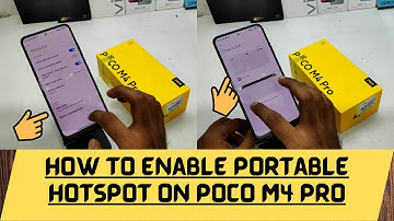 How to Set WiFi Hotspot and Bluetooth tethering in POCO M4 pro 5G|  internet  Xiaomi Poco M4 Pro 5G