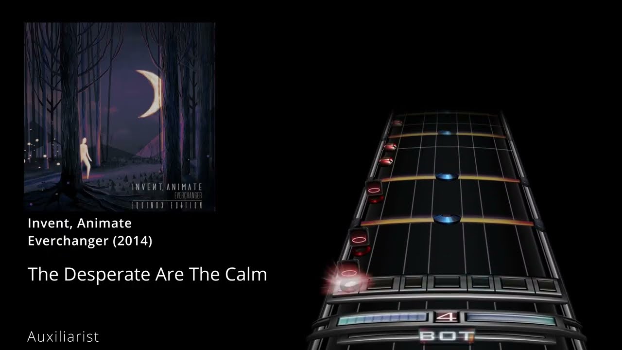 Invent, Animate - The Desperate Are The Calm (Drum Chart)