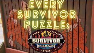 EVERY SURVIVOR PUZZLE: Blood vs Water (Season 27)