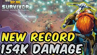 Doing 154K Damage In A SINGLE SHOT! Massive Crit Damage! | Deep Rock Galactic Survivor