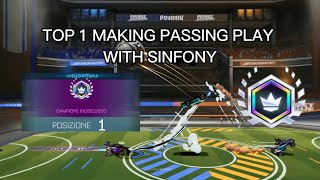 Top 1 Making Passing Play With Sinfony | Rocket League Sideswipe