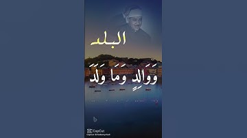 ﴿ لَا أُقْسِمُ بِهَٰذَا الْبَلَدِ﴾[ سورة البلد: 1]