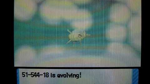 Shiny Wurmple evolves into Shiny Cascoon pokeradar chaining