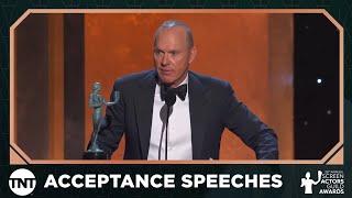 Michael Keaton: Award Acceptance Speech | 28th Annual SAG Awards | TNT