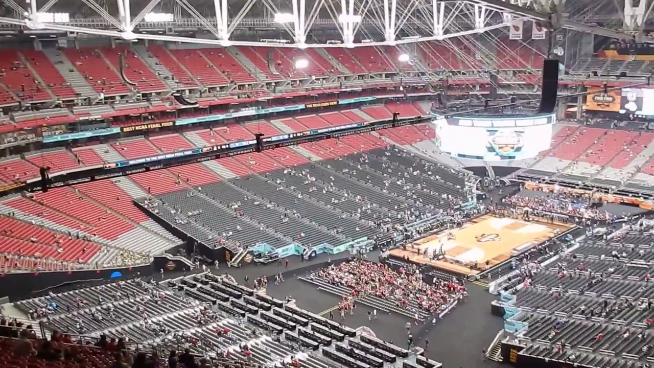 2017 Final Four Worst Seats at University of Phoenix Stadium YouTube