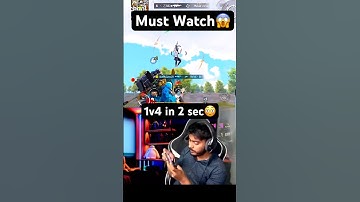 Insane 1v4 Clutch😱🔥#shorts #ytshorts #bgmi #pubgmobile #bgmilive #shortsfeed #viral #treding