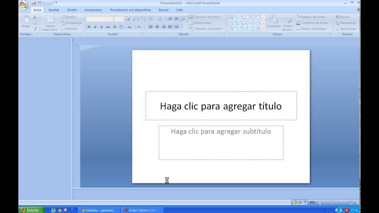 Power point, diseño y cuadro de texto YouTube