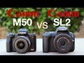 Canon SL2 vs M50
