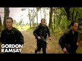 Gordon ramsay trains with the british royal marines  gordon ramsay