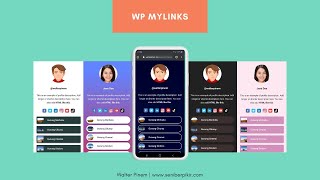 WP MyLinks - Create Link in Bio Page with WordPress