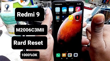 Redmi 9 (M2006C3MII) Hard Reset | Remove Pattern Lock |2022 | 1000% OK | PPRM 24