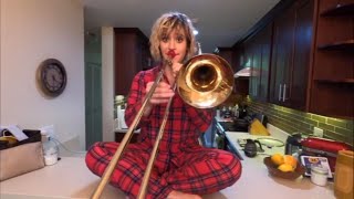 TOM BRADLEY Int. TERMINAL - Aubrey Logan "Official" Quarantine Video - trombone instrumental