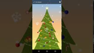 Christmas Tree Live Wallpaper Demo Video screenshot 5