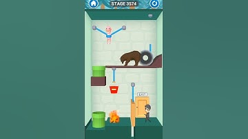 rescue cut rope puzzle stage 3574| rescue cut rope puzzle game for android and iOS #short