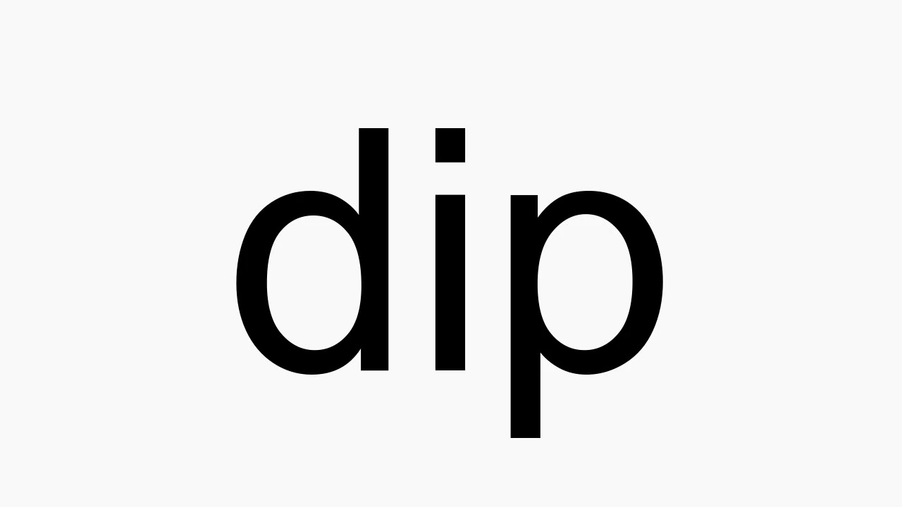 How to pronounce dip YouTube
