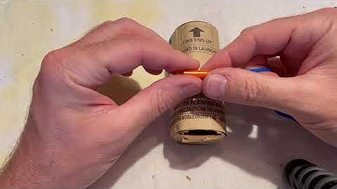 Using an ematch with 60g canister shells