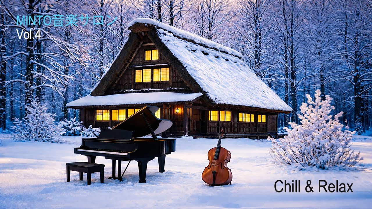 【playlistvol.4】 Cello & Piano Duet  チェロ、ピアノ二重奏【BGM】 【音楽メドレー】【カフェ、サロン音楽】 【室内楽】 【ASMR】  5hr