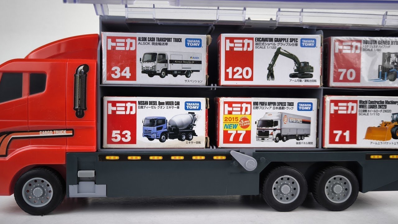 Tomica】トミカのミニカー開封☆コンボイで出発！[Tomica] Unbox