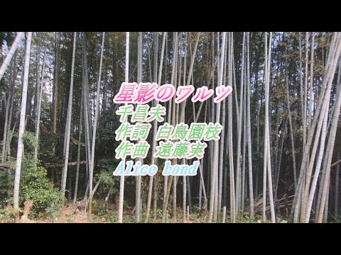 懐かしの名歌から　「星影のワルツ」　をアリスバンド、おにいさんチーム、ピアノ伴奏、FULLバージョンで歌ってみました