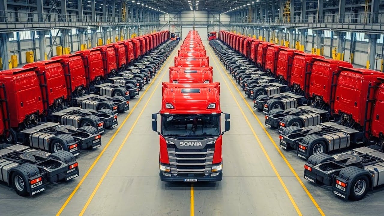 How Scania Produces Heavy‑Duty Trucks Daily | Inside the European Truck Factory (Full Process)