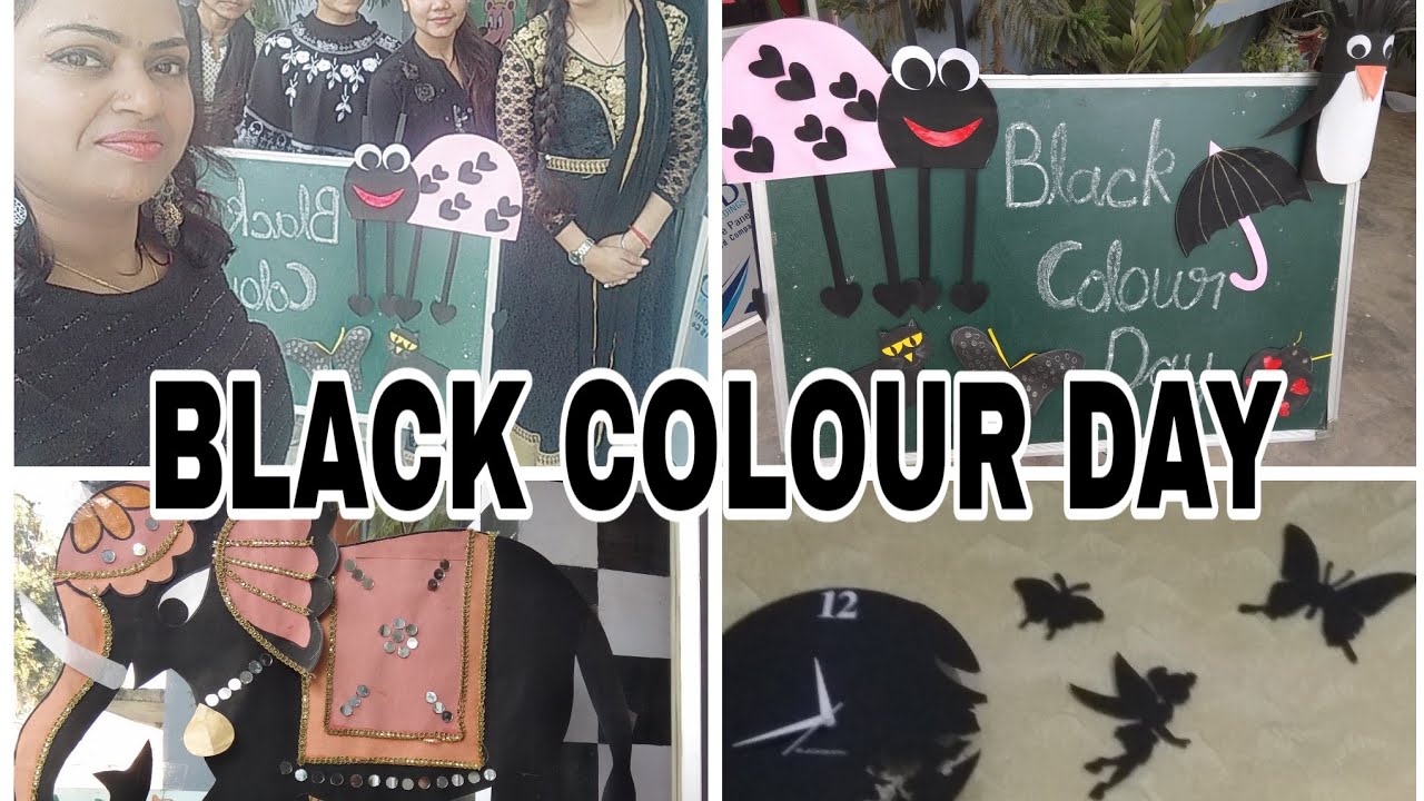 Black colour day।Black colour day celebration in play school।NITU'S