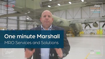 One minute Marshall - MRO Services and Solutions with Chris Dare
