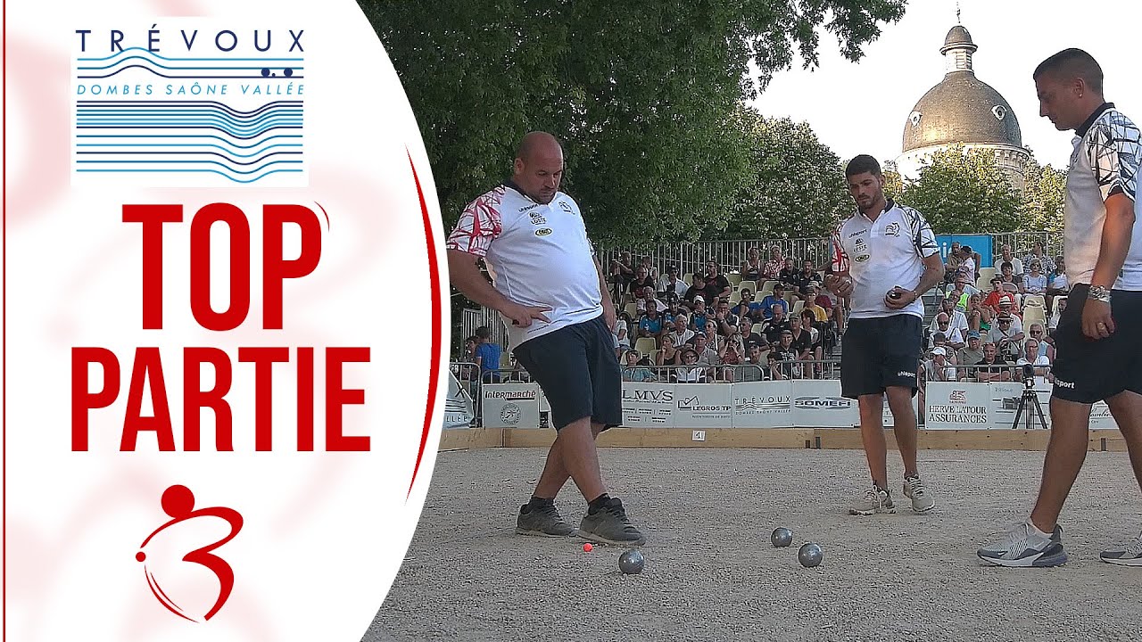 Miniature : 👍Top partie passionnante 16e BONETTO (France) vs CAILLOCE : Supranational à pétanque de Trévoux 2023