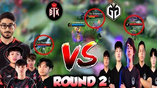 BTK VS GG [ ROUND 2 ] - BTK NEW ROSTER MET GG IN A RANK GAME. . .🤯