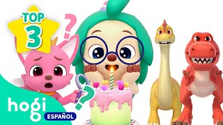 Top 3 Has Visto Mi Estrella? T-Rex Feliz Pleaños Canciones Infantiles Hogi En Español