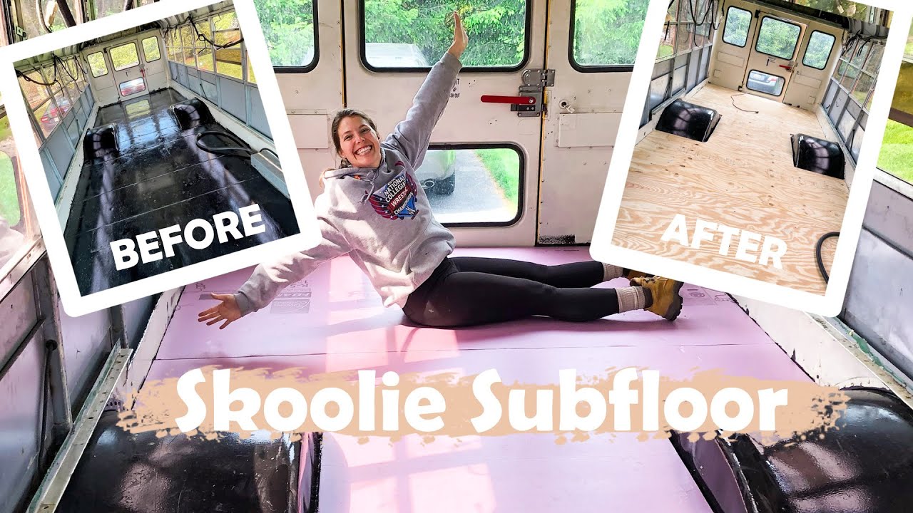Installing our Subfloor! | BUS BUILD EPISODE 9