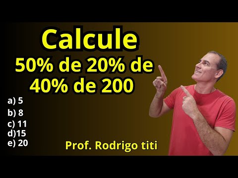 🔥Porcentagem de Porcentagem 🔥Venha resolver comigo🔥