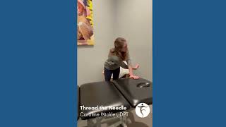Thread the Needle for thoracic mobility