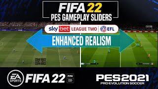 EFL 2 PES GAMEPLAY SLIDERS - V1.0 [Improved Realism] | FIFA 22