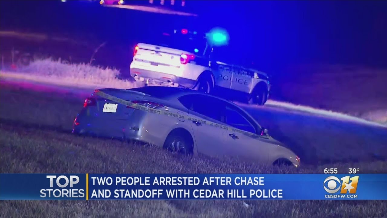 2 Suspects Who Shot At Cedar Hill Police Arrested After Chase, Standoff ...