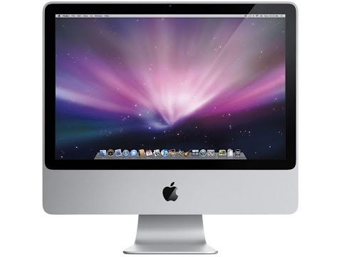 iMac 24" fra årgang 2008 HDD udskiftning til SSD