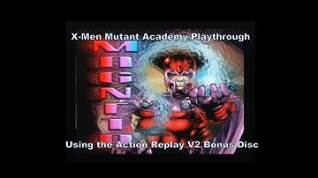 X-Men Mutant Academy 1 Magneto Playthrough using the Action Replay V2 Ps2 Bonus Disc for Ps1 :D #Ps1
