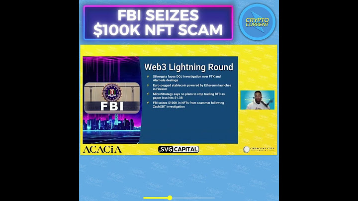 FBI seizes $100K from NFT scammer! #Shorts