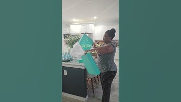 Utility cart put together! ✨️🩵🙌🏽 #home #asmr #utilitycart #assembly #amazon #unboxing #shorts