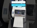 LX610e Label Printer Lamination Mode 🤩 #printer #label #sticker #lamination #shorts #ink