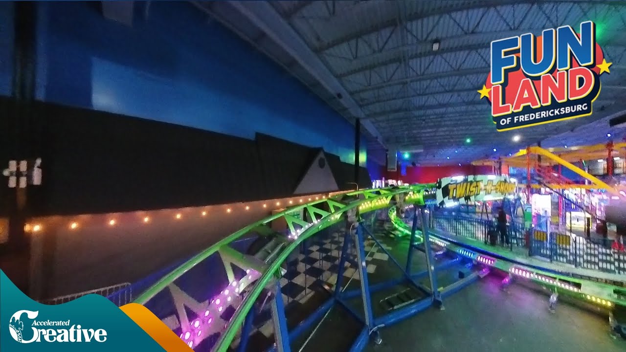 Funlang Boost Ride Twist and Shout on-ride 4K POV - Funland of Fredericksburg VA - YouTube