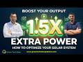 How to get 1.5X Extra Power from your solar system?