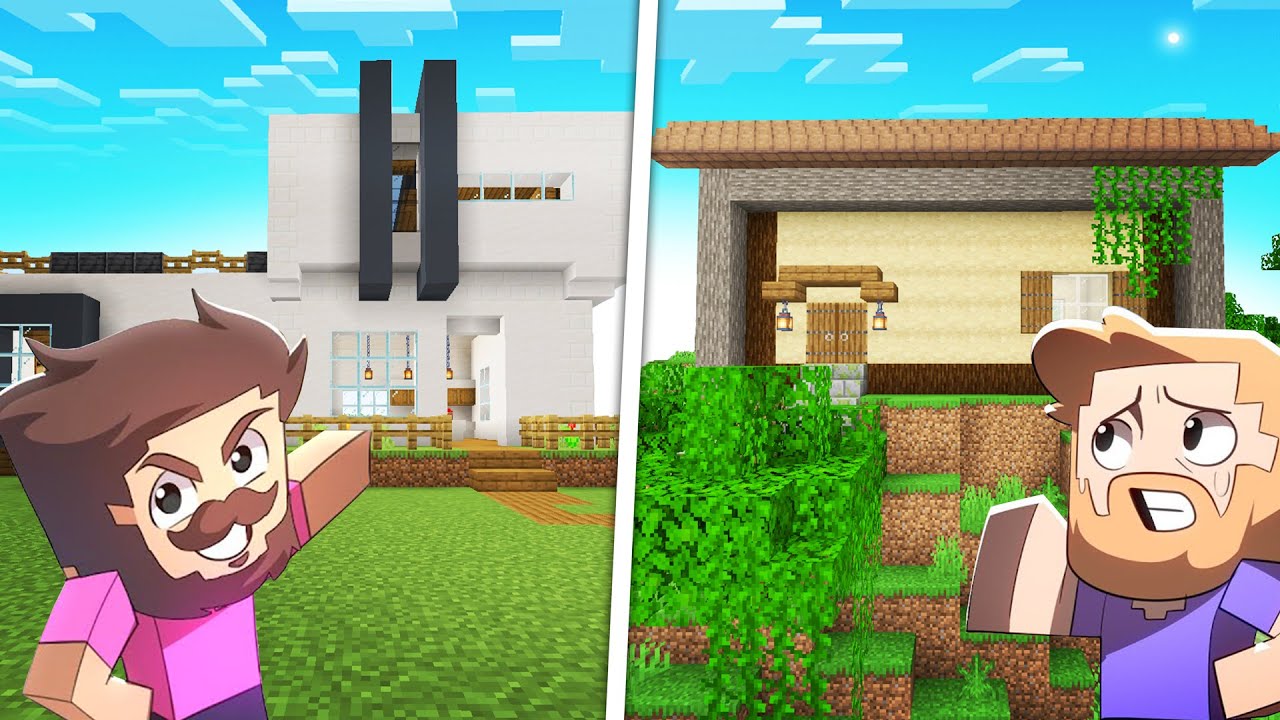 Who Can Build The ULTIMATE Minecraft SMP Starter Base?!