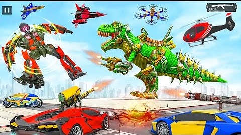 Shark Robot Car Game - Tornado Robot Bike Games 3D - Android Gameplay
