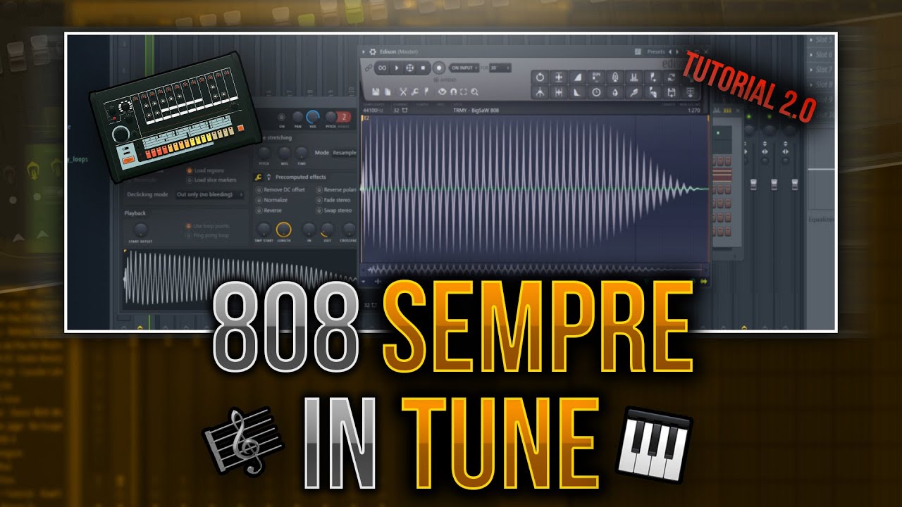 Come mettere gli 808 SEMPRE in TUNE! FL STUDIO 20 TUTORIAL - YouTube