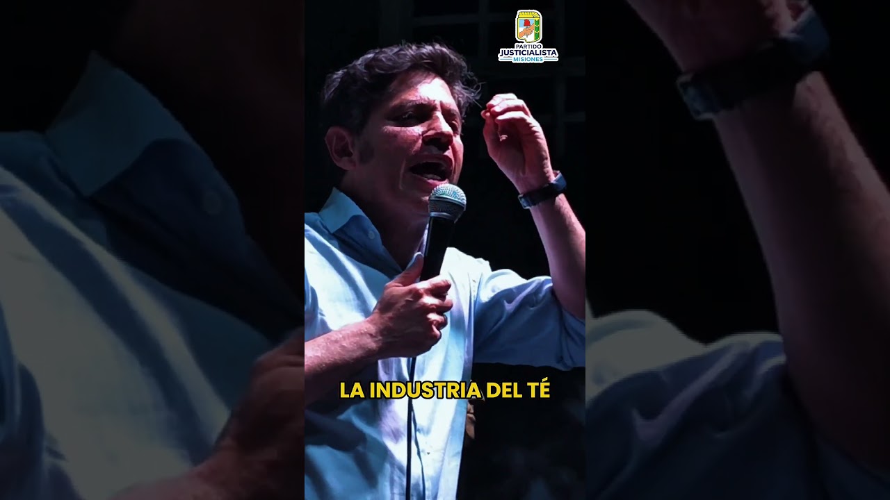 AXEL KICHILLOF “¿Qué le trajo a Misiones Milei en tres años? NADA DE NADA.”