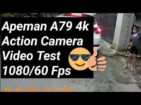 Camera test for Apeman A79 action camera 
