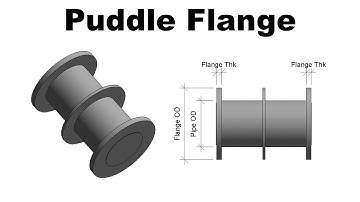 Create Puddle Flange Revit Family (Parametric)