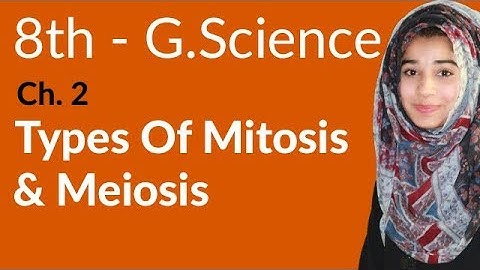 8th Class General Science - Ch 2 - Types of Mitosis and Miosis - General Science 8th Class