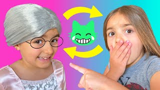 Claudia se disfraza de abuela Las Ratitas