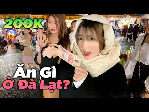 Video NhungDayy | Thử Thách Dùng 200k Ăn Được Gì Ở Chợ Đêm... - youtube